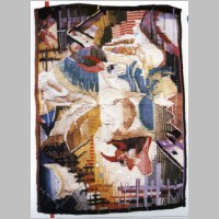 Tapestry design by Gunta Stolzl, produced by the Bauhaus in 1920..jpg